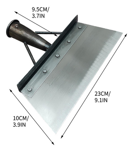 Pá Multifuncional Para Limpeza De Jardim Externo Steel Flat