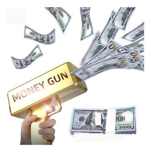 Make It Rain Money Gun Game Spit Banknotes Efectivo B