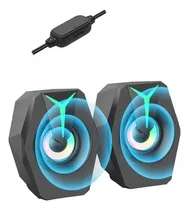 Comprar Parlantes Rgb Carga Usb Luces Led Reproductor Mp3 Portatil