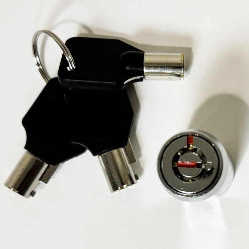 Rikey Security - 2x Cerraduras De Cilindro De Almacenamiento