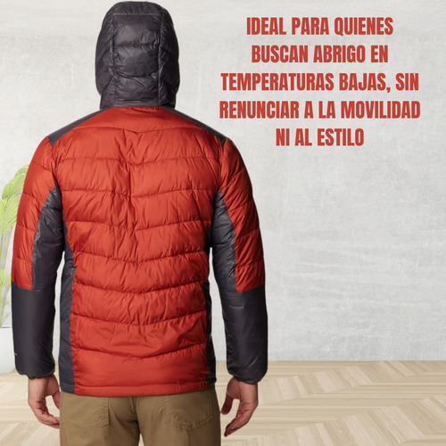 Campera Columbia Hombre Con Capucha Térmica Labyrinth Loop