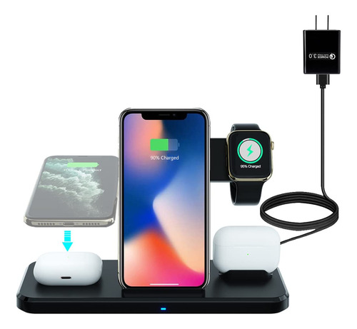 Cargador Inalámbrico Portátil Con Adaptador Usb C De ...