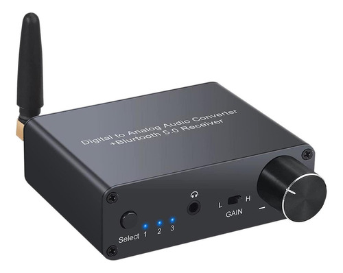 Convertidor De Audio Digital A Analógico De 192 Khz  Óptico