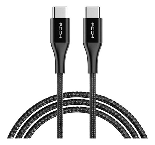 Cable Usb C A Usb C De 3 Metros Acordonado Power Delivery 3a