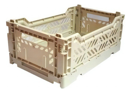 Caja Organizadora Plegable Apilable 40x30x14.5cm - 8kg Color Light Grey