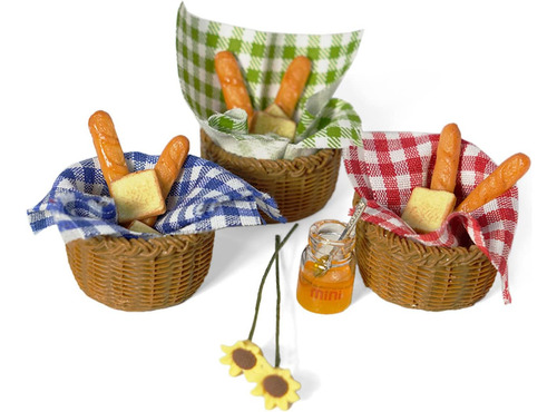 Accesorios De Casa De Muñecas De Comida En Miniatura Decorac
