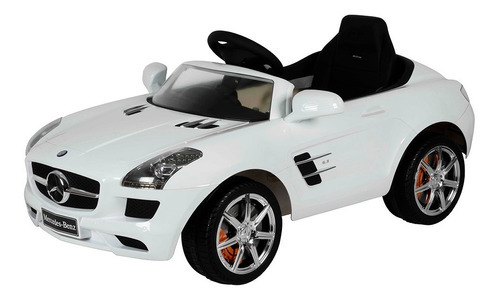 Mini Veículo Elétrico Infantil Mercedes Benz Sls Amg Branco