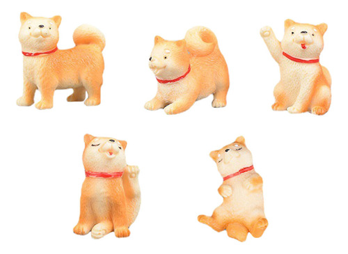 Accesorios De Automóvil Akita Dog Adorn Fairy, 5 Unidades