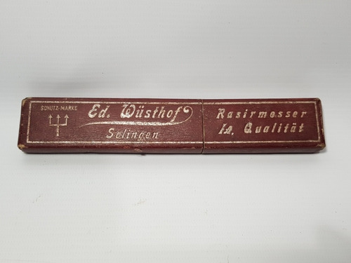Imagen 2 de 10 de Antigua Navaja Solingen Caja Original Peluquería Mag 56820