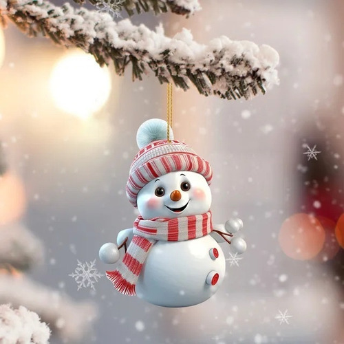 5 Piezas De Decoración De Árbol De Navidad, Yeti