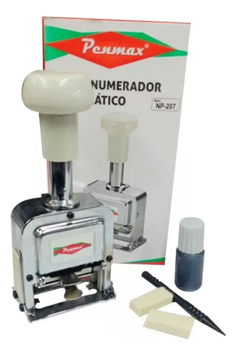 Sello Numerador Automático 8 Dígitos Penmax X1 Unidad