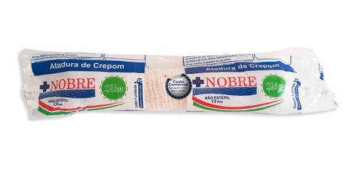 Atadura Para Curativo De Crepe Algodão Faixa 15 Cm 12 Rolos