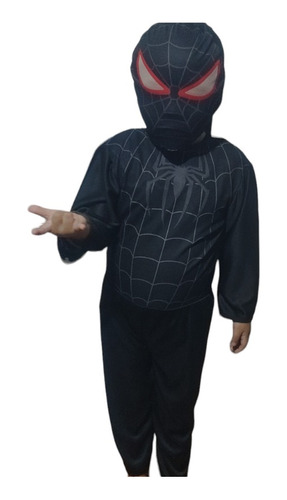 Disfrazz De Niño Venom Hombre Araña Negro