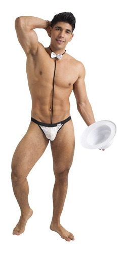 Ropa Interior Hombre Tanga Suspensorio Corbata De Moño Ta58