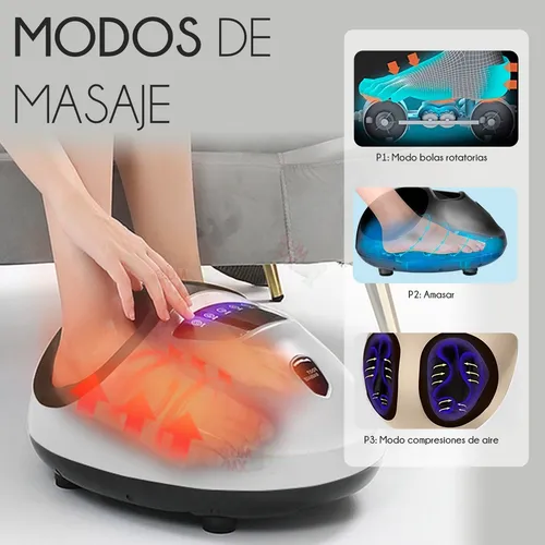 Masajeador Electrico Doble Infrarrojo Cabezal Spa Cuello Relajante