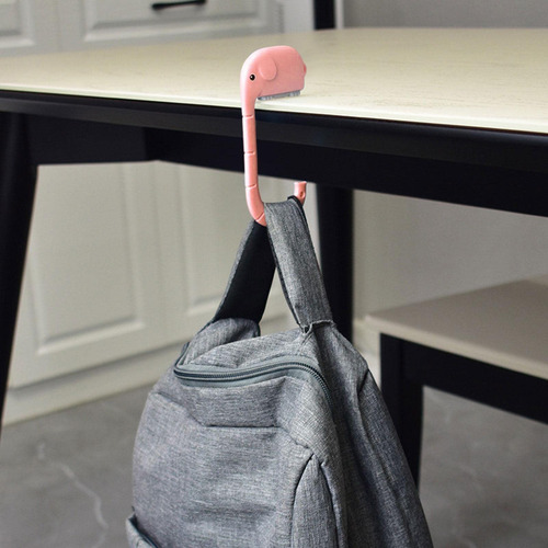 2 Ganchos Colgador Portátil Para Colgar Porta Bolsa En Mesa