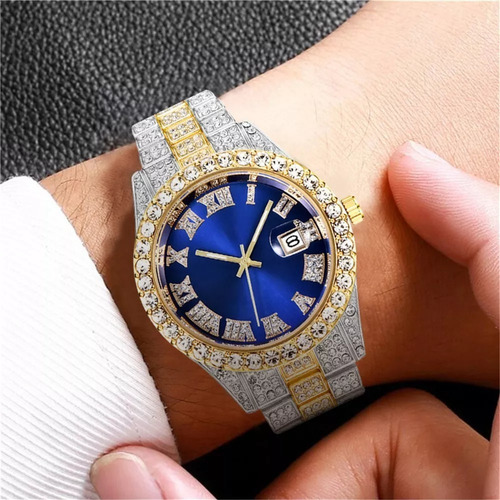 Reloj De Diamantes Y Cuarzo