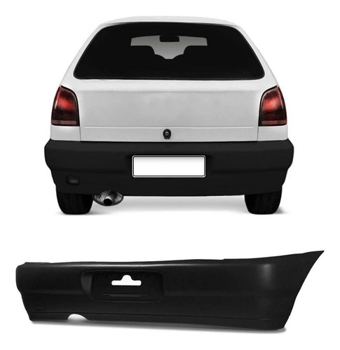 Paragolpe Trasero Vw Gol G2 1995...1999 Negro