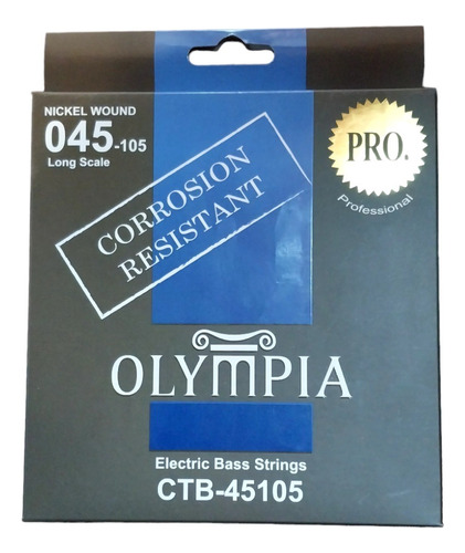 Encordado Bajo Eléctrico 4 Cuerdas Olympia Ctb-45105