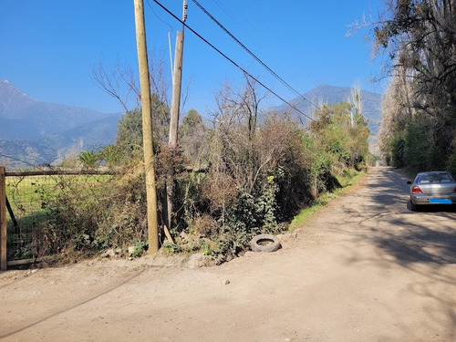 Parcela Con Derechos De Agua, Rol Propio, Las Palomas,pirque
