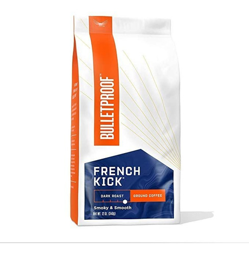 French Kick Ground Coffee Dark Roast, 12 Oz, Bulletproof Ket