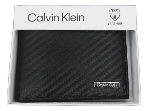 Carteira Masculina Calvin Klein C/ Rfid 31ka220005 Cor Preto