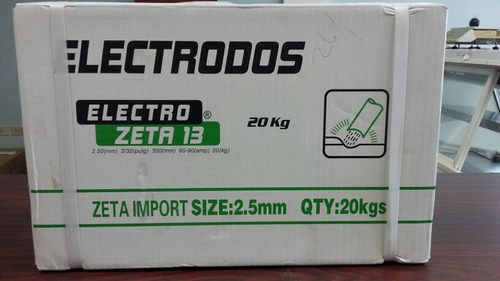 Imagen 1 de 1 de Electrodos Zeta 13 6013 3/32 Fino Y 6013 1/8
