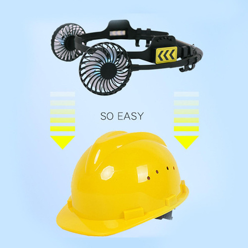 D Accesorios De Casco De Seguridad Portátil Ventilador