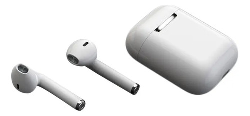 Kit Relógio Smartwatch D20 Branco + Fone Bluetooth I12 V5.0 Branco Branco
