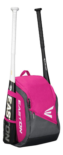 Mochila Para Baseball Easton 8064892 Rosa Y Gris P/ 2 Bates