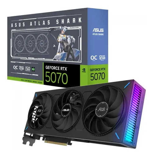 Placa De Vídeo Asus Nvidia Geforce Rtx 5070 Ats Oc 12gb | MercadoLivre
