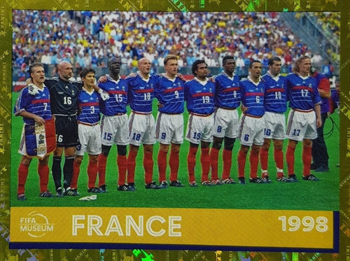 Figurinha Museu Fifa Seleção França 1998 Fwc 27 Copa 2022