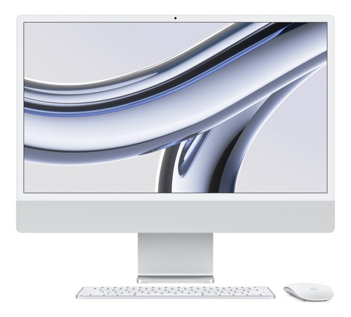 Apple iMac 24 Proc M3 8c, 10c Gpu, 8gb Ram, 256gb Ssd, Prata