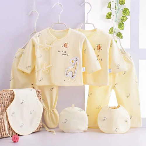 Set De Ropa De Bebé Transpirable De Algodón Puro Para Recién