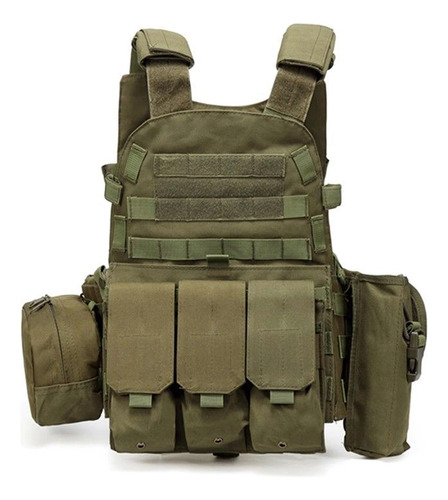 Chaleco Táctico De Liberación Rápida Airsoft Combat Molle Pl