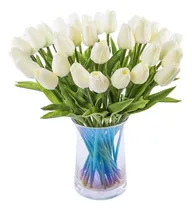 Comprar Joejisn 30 Tulipanes Artificiales De Tacto Real, Tulipanes F
