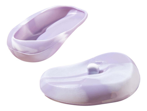 2 Protetores De Orelha De Silicone Para Violeta Claro