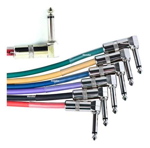 Juego De Cables Joyo En L Para Pedales Parcheo Patch Ax