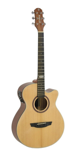 Imagem 1 de 1 de Violão Eletroacústico Strinberg Sa200c Ns Minijumbo Natural