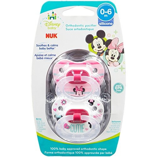 Nuk Disney Baby Minnie Mouse Puller Chupete En Varios Colore