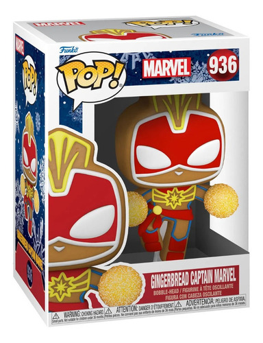 Funko Pop Marvel Capitana Marvel Galleta