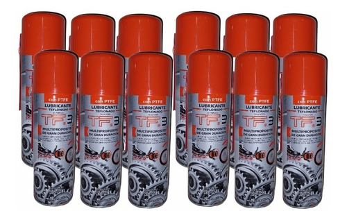 Lubricante Multipropósito Teflonado Tf3  X 225 Ml. (12 Unid)