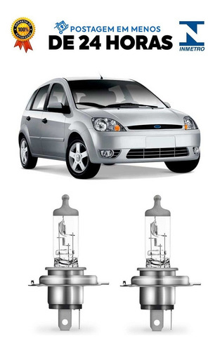 Par Lampada Farol Principal Fiesta 2002 2003 2004 2005 2006