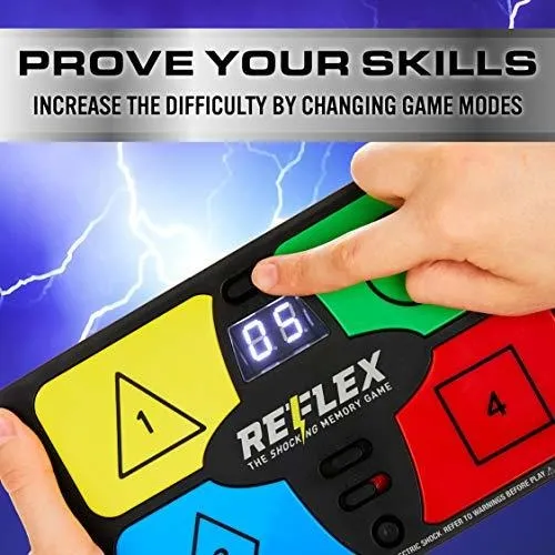 Paladone Lightning Reaction Reflex Shocking Memory Game - Ju