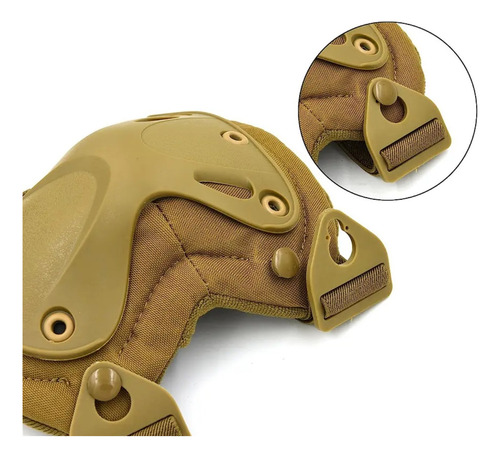 Rodilleras Coderas Indumentaria Táctica Militar Paintball