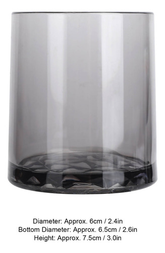 Acrylic Cup Round Wine Shape Bottom Reusable Tea Milk Mug