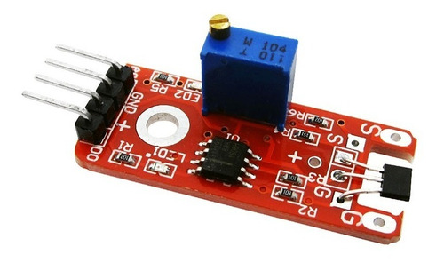 Mgsystem Ky-024 Sensor Lineal De Efecto Hall Arduino Ky024