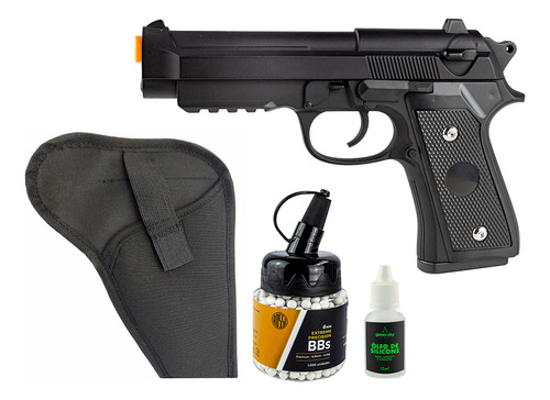 Combo Arsoft Pistola Full Ferro Metal Mola Spring Pt92 V22