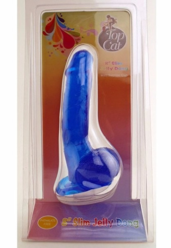 Consolador 8 Pulgadas Slim Jelly - Eden Sex Shop