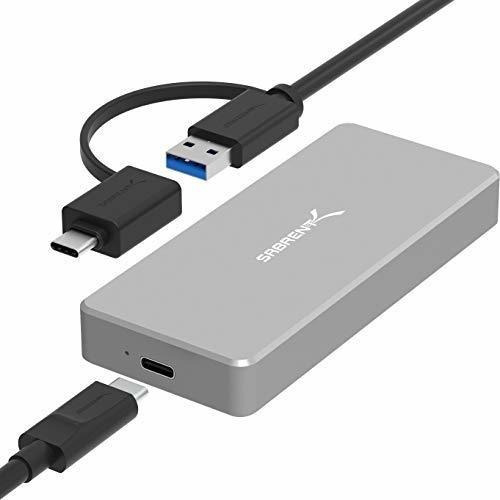 Caja De Aluminio Sabrent Usb 3.1 Para Ssd Nvme M.2 (ec-nvme)